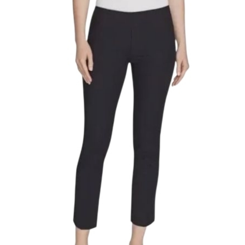 Lafayette 148 | Women's Classic Black Cropped Bleeker Pants (Size 18)